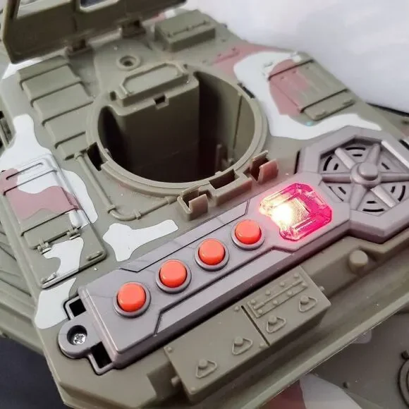 14" ARMY Tank Special Forces Plastic lights sound Decor Model Toys - Picture 4 of 8